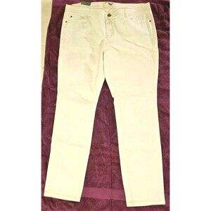 NWT Route 66 Skinny Kmart Women's White Jeans Size 16